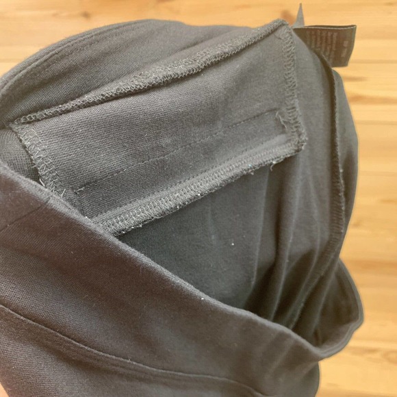 Soma Yoga Pants Small Black Bootcut Pull on Stretch Thick Ponte B151 - Picture 10 of 10